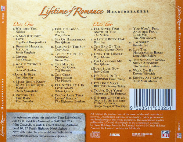 Various : Lifetime Of Romance - Heartbreakers (2xCD, Comp)