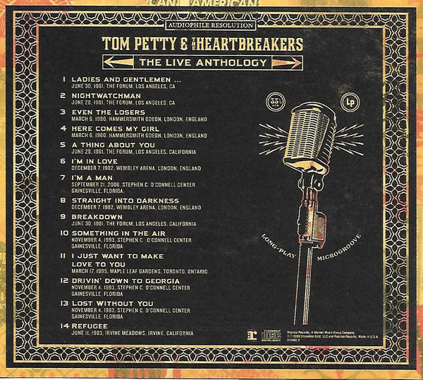 Tom Petty & The Heartbreakers* : The Live Anthology (4xCD, Comp, Cin + Box)