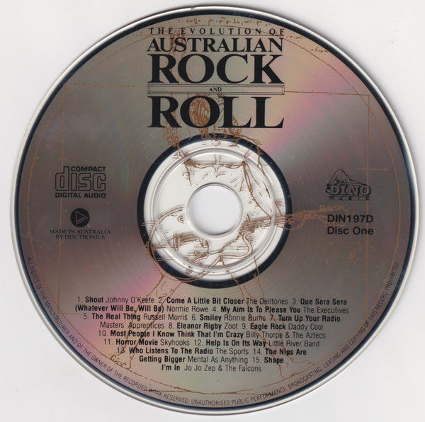 Various : The Evolution Of Australian Rock And Roll (2xCD, Comp)