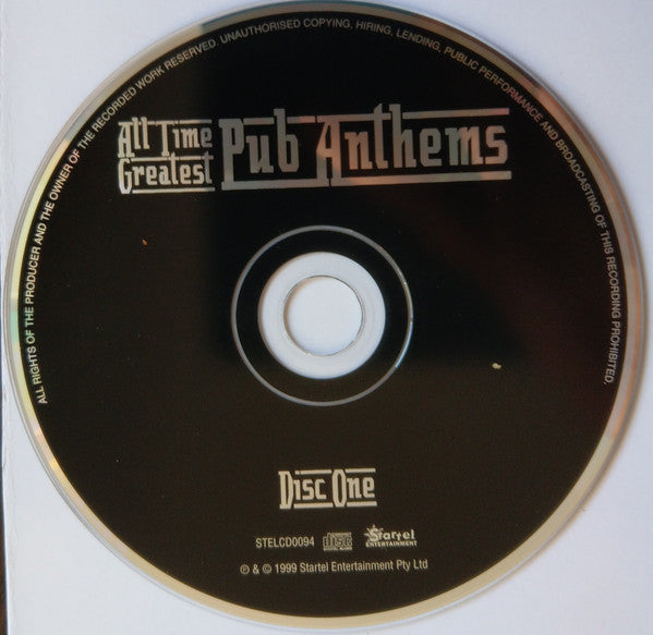 Various : All Time Greatest Pub Anthems (2xCD, Comp)