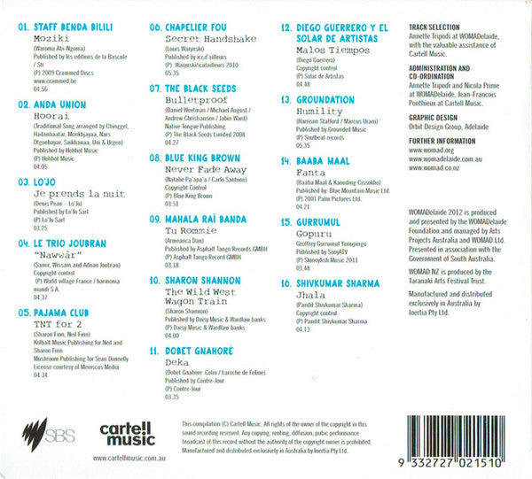 Various : Womad The World's Festival 2012 (CD, Album, Comp)