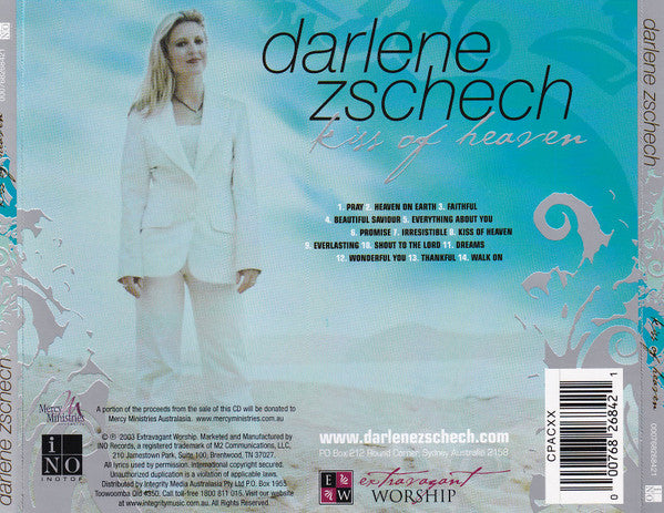 Darlene Zschech : Kiss Of Heaven (CD, Album)