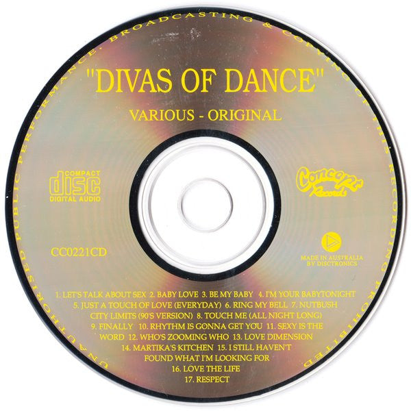 Various : Divas Of Dance (CD, Comp)