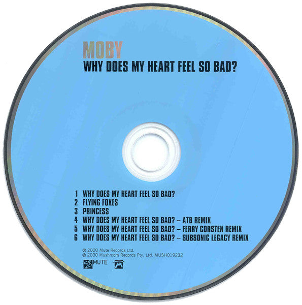 Moby : Why Does My Heart Feel So Bad? (CD, Single)