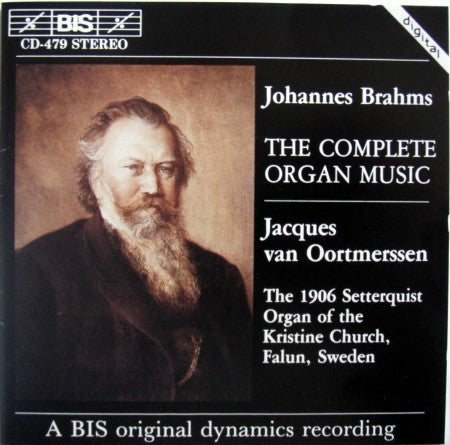Johannes Brahms - Jacques Van Oortmerssen : The Complete Organ Music (CD, Album)