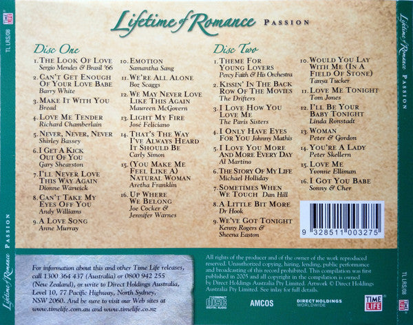 Various : Lifetime Of Romance - Passion (2xCD, Comp)