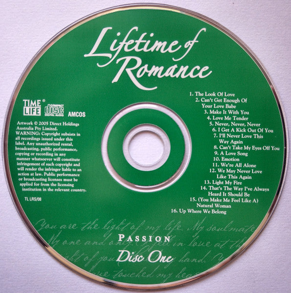 Various : Lifetime Of Romance - Passion (2xCD, Comp)