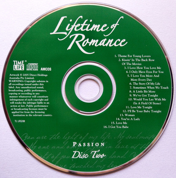 Various : Lifetime Of Romance - Passion (2xCD, Comp)