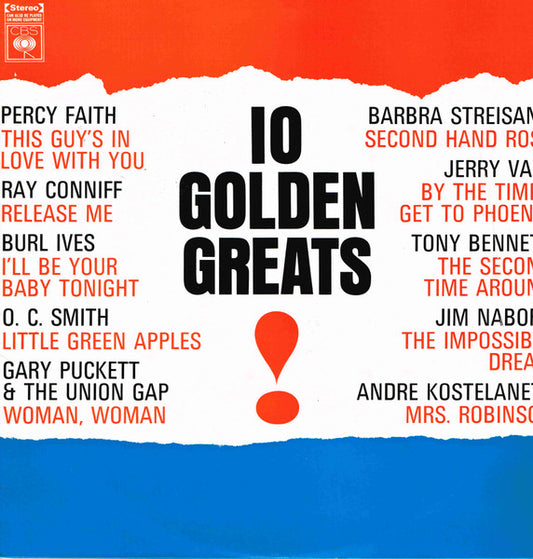 Various : 10 Golden Greats (LP, Comp)