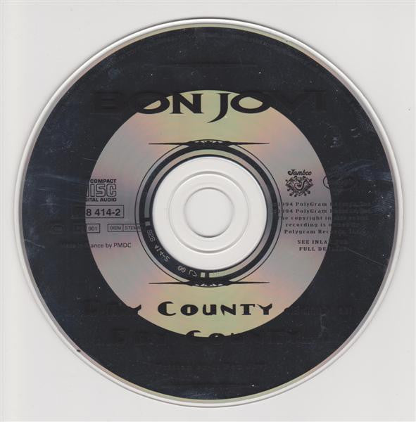 Bon Jovi : Dry County (CD, Single)
