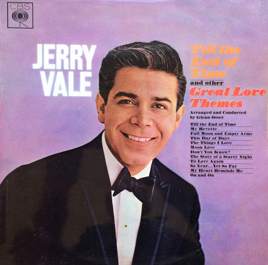 Jerry Vale : Till The End Of Time (LP, Album, Mono)