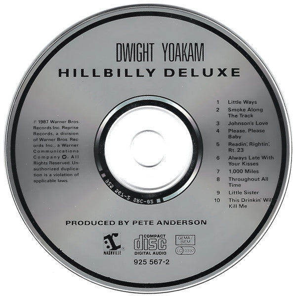 Dwight Yoakam : Hillbilly DeLuxe (CD, Album)