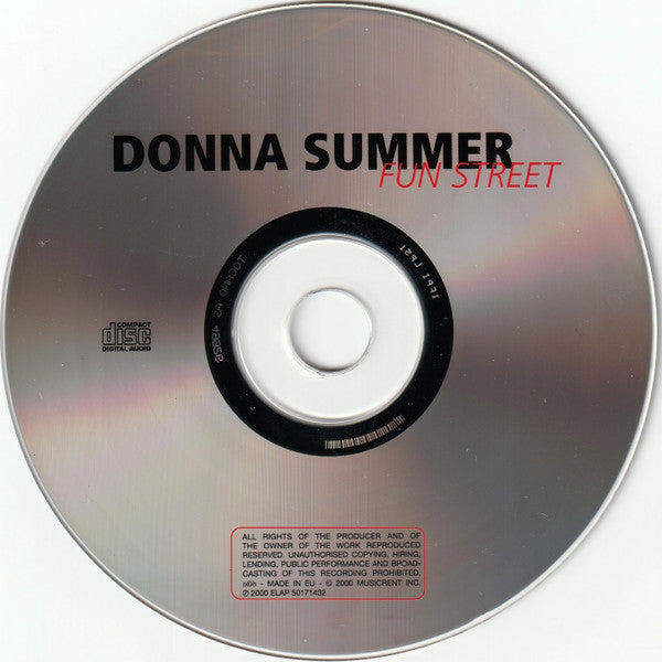 Donna Summer : Fun Street (CD)