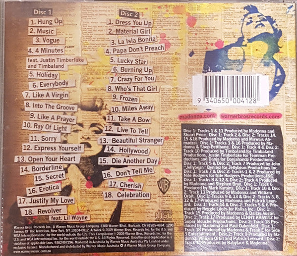 Madonna : Celebration (2xCD, Comp, RM, Ori)