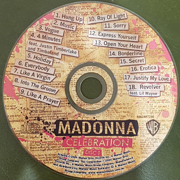 Madonna : Celebration (2xCD, Comp, RM, Ori)