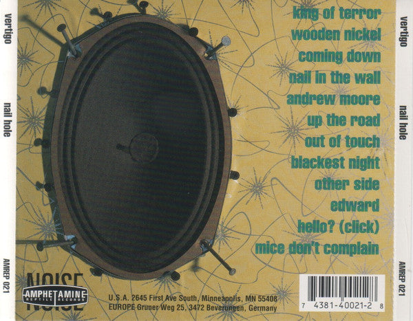 Vertigo (12) : Nail Hole (CD, Album)