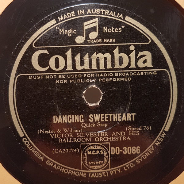 Victor Silvester and His Ballroom Orchestra : We'll Gather Lilacs / Dancing Sweetheart (Shellac, 10")