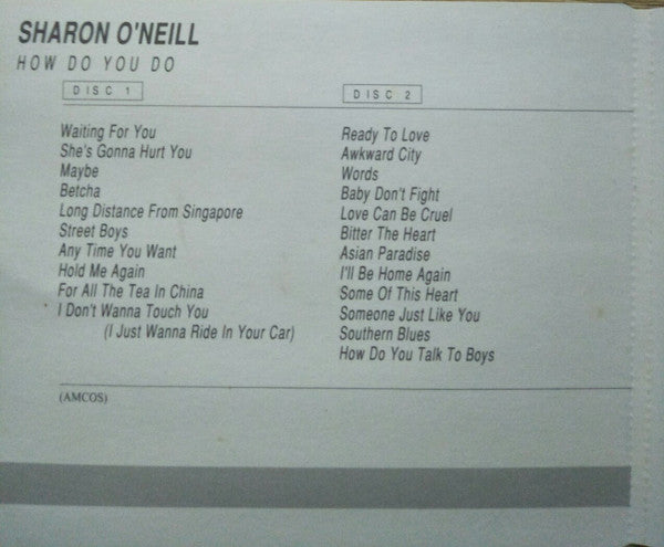 Sharon O'Neill : How Do You Do (2xCD, Comp)