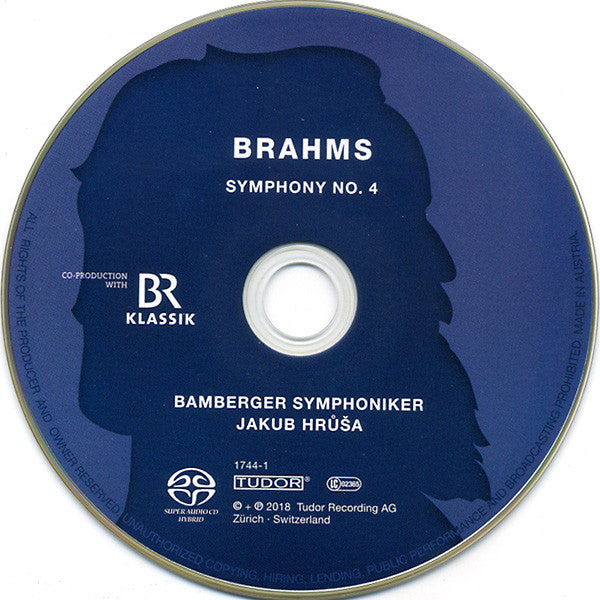 Johannes Brahms, Antonín Dvořák - Bamberger Symphoniker, Jakub Hrůša : Johannes Brahms Symphony No. 4, Antonín Dvořák Symphony No. 9 »From The New World« (2xSACD, Hybrid, Multichannel)