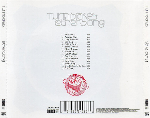 Turin Brakes : Ether Song (CD, Album, RE)