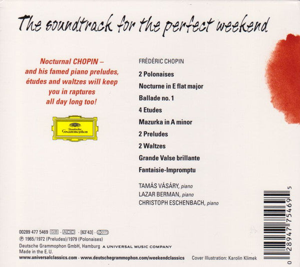 Frédéric Chopin : A Chopin Weekend  (CD, Comp)