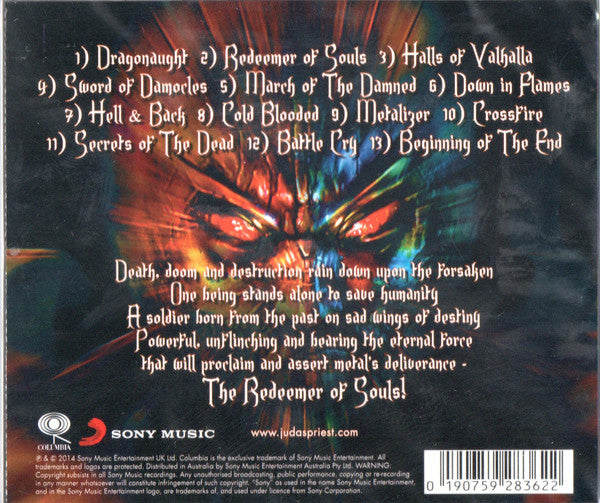Judas Priest : Redeemer Of Souls (CD, Album, RE)
