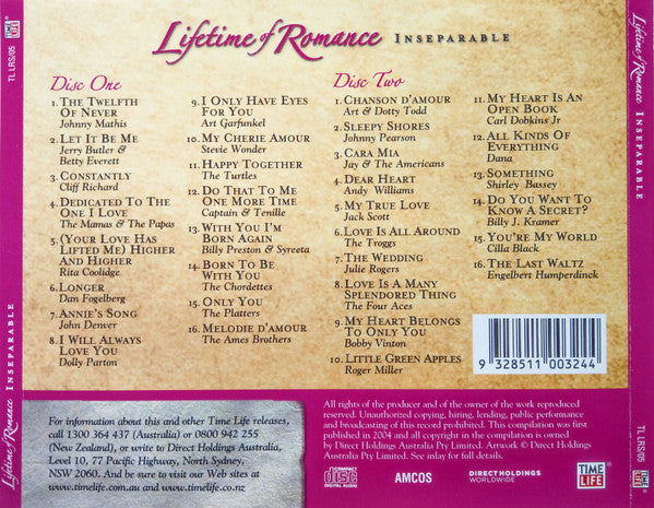 Various : Lifetime Of Romance - Inseparable (2xCD, Comp)