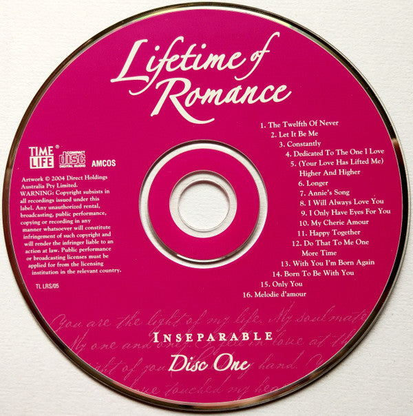 Various : Lifetime Of Romance - Inseparable (2xCD, Comp)