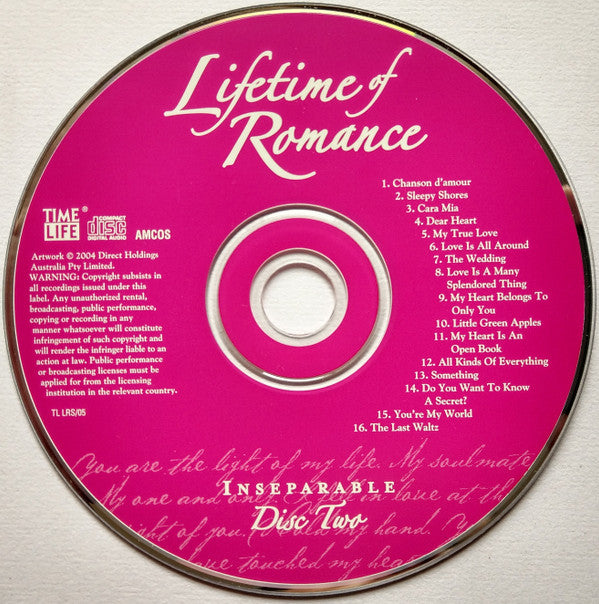 Various : Lifetime Of Romance - Inseparable (2xCD, Comp)