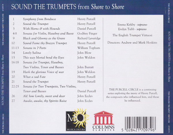 Emma Kirkby, Evelyn Tubb, The English Trumpet Virtuosi : Sound The Trumpets (From Shore To Shore) (CD, Album)