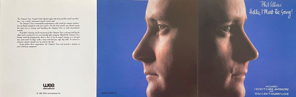 Phil Collins : Hello, I Must Be Going! (CD, Album, RE)