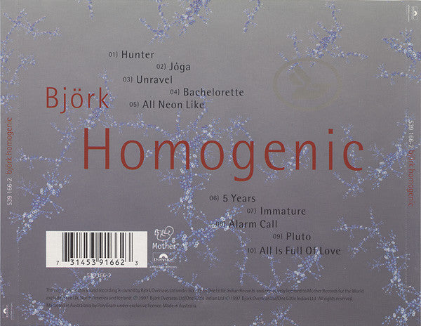 Björk : Homogenic (CD, Album)