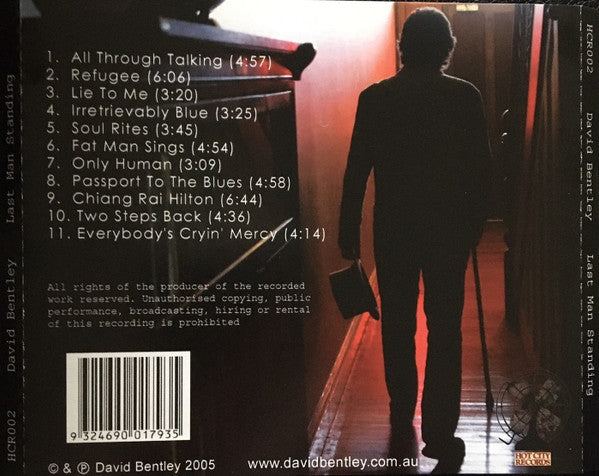 David Bentley : Last Man Standing (CD, Album)