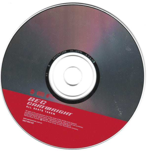 Bec Cartwright : All Seats Taken (CD, Single)