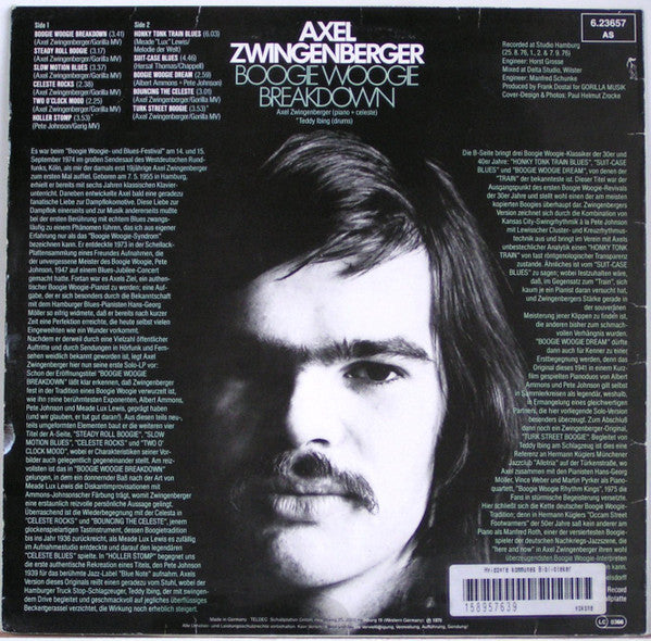 Axel Zwingenberger : Boogie Woogie Breakdown (LP, Album)