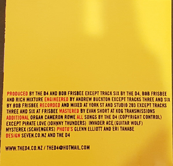 The D4 : 6Twenty (CD, Album)