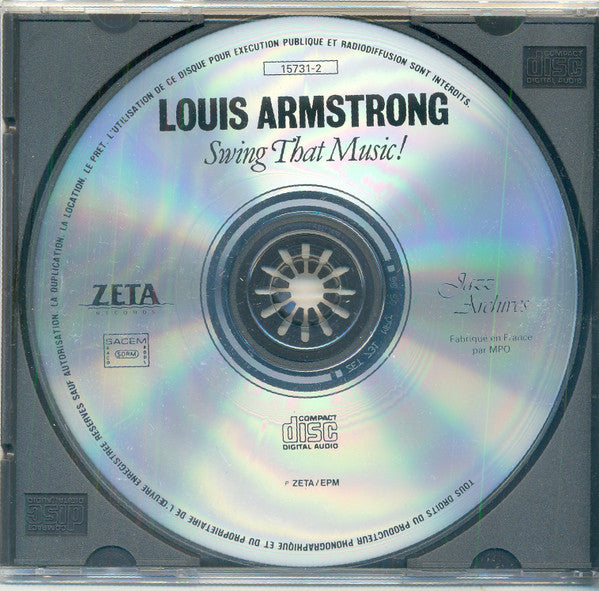 Louis Armstrong : Swing That Music 1935-1939 (CD, Comp)