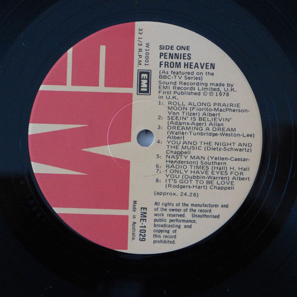 Various : Pennies From Heaven (As Featured In The BBC TV Series) (LP, Comp, Mono)