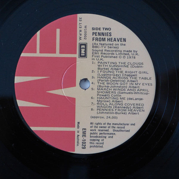 Various : Pennies From Heaven (As Featured In The BBC TV Series) (LP, Comp, Mono)