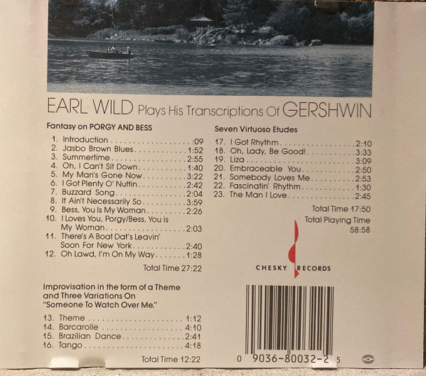 Earl Wild, George Gershwin : Plays His Transcriptions of Gerhswin (CD, Album, RE)