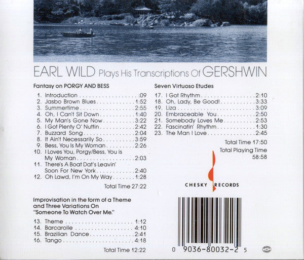 Earl Wild, George Gershwin : Plays His Transcriptions of Gerhswin (CD, Album, RE)