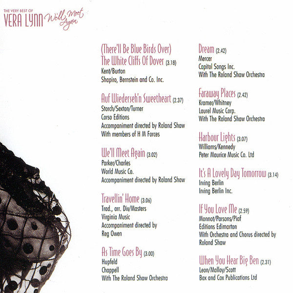 Vera Lynn : We'll Meet Again (The Very Best Of) (CD, Comp)