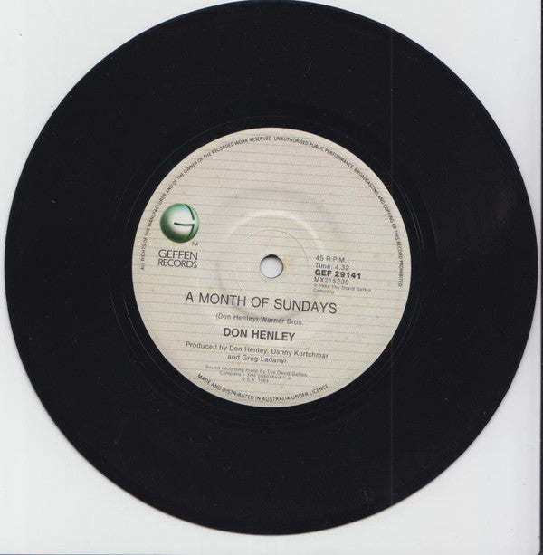 Don Henley : The Boys Of Summer (7", Single, Gen)