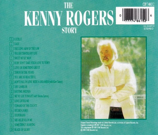 Kenny Rogers : The Kenny Rogers Story 20 Golden Greats (CD, Comp, RM)