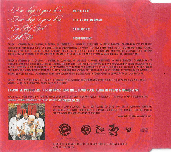 Dru Hill : How Deep Is Your Love (CD, Single)
