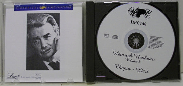 Heinrich Neuhaus  - Frédéric Chopin / Franz Liszt : Volume 3  (CD, Album)