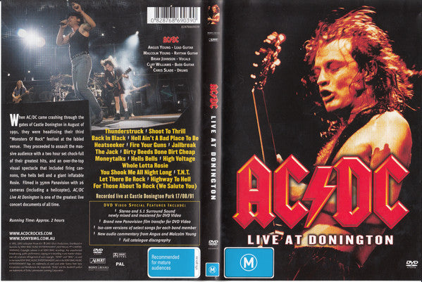 AC/DC : Live At Donington (DVD-V, PAL)