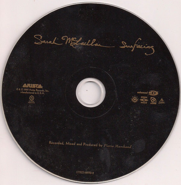 Sarah McLachlan : Surfacing (CD, Album, Enh)