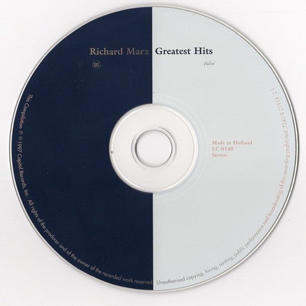 Richard Marx : Greatest Hits (CD, Comp, M/Print)