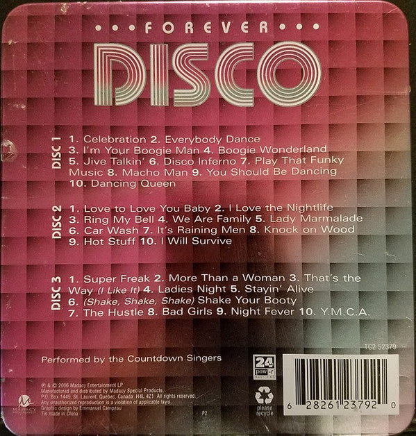 The Countdown Singers : Forever Disco (3xCD + Box)